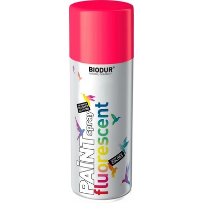 Biodur Fluorescenčný email 400 ml červená