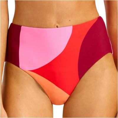 Seafolly Дамско бикини долнище Seafolly Women's Sorrento High Waisted Pant Bikini bottom - Flame - размер 34 (EU) (150-5781-0112)