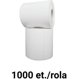 ZINTA Ролка бели пластмасови етикети zinta 30х23мм, 1000 ет. /ролка (30x23x1000-pe)