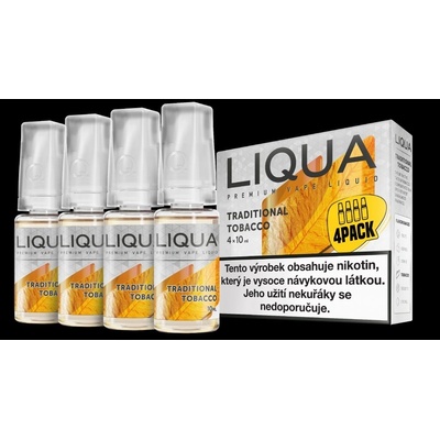 Ritchy Liqua Elements 4Pack Traditional tobacco 4 x 10 ml 6 mg od 529 K -  Heureka.cz