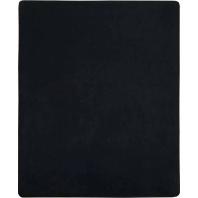 VidaXL Prostěradlo s gumou bavlna černé 140x200