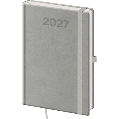 Helma Print Pop A5 Týdenní 2027 šedý