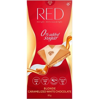 Red Delight BLONDE Karamelizovaná biela čokoláda 85 g