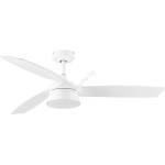 Lucci Air 513073 - BRONX LED вентилатор с възможност за димиране, 18W/230V, CCT, диаметър 132 см, бял + дистанционно управление (FAN00320)