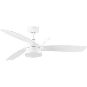 Lucci Air 513073 - BRONX LED вентилатор с възможност за димиране, 18W/230V, CCT, диаметър 132 см, бял + дистанционно управление (FAN00320)