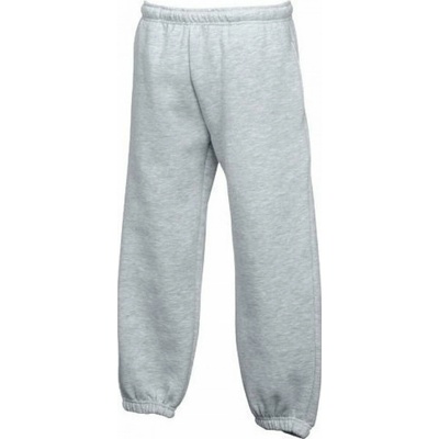 Fruit of the Loom dětské teplákové kalhoty světle šedý melír