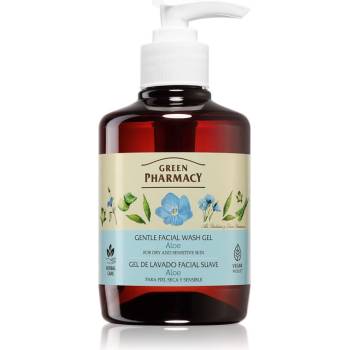 Green Pharmacy Aloe Wash Gel лек почистващ гел за чувствителна кожа на лицето 270ml