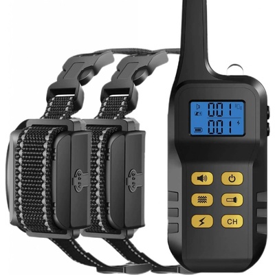 Patpet T720 Elektrický obojek 2v1 pro 2psy