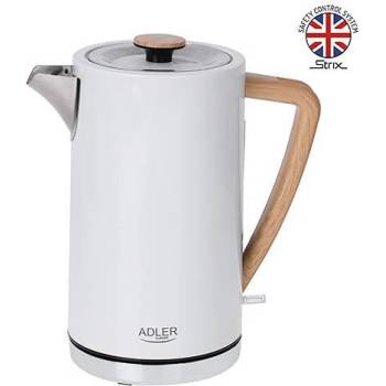 Adler Електрическа Кана за Вода 1, 7 L STRIX Adler 1347 White (Adler 1347 White)