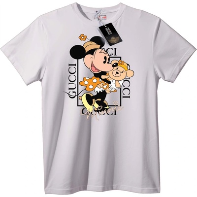 NOONEBRAND Тениска с Minnie Mouse и Мече - XXS, Black