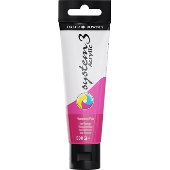 Daler-Rowney System3 АКРИЛНА боя Fluorescent Pink 59 ml 1 бр (129059538)