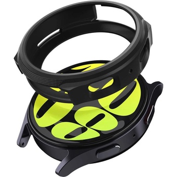 Spigen Качествен силиконов (TPU) кейс за Samsung Galaxy Watch 7 40мм - Spigen Liquid Air Case (черен) (ACS07899)