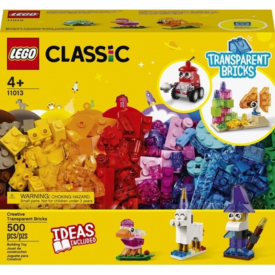 LEGO® Classic 11013 Průhledné kreativní kostky