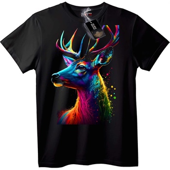 NOONEBRAND Тениска Дъгов Елен - M, Black