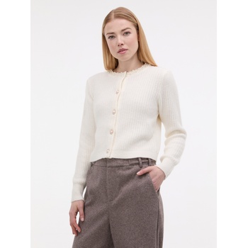 Orsay Кремава дамска жилетка с апликация ORSAY Orsay | Byal Bezhov | ЖЕНИ | XS