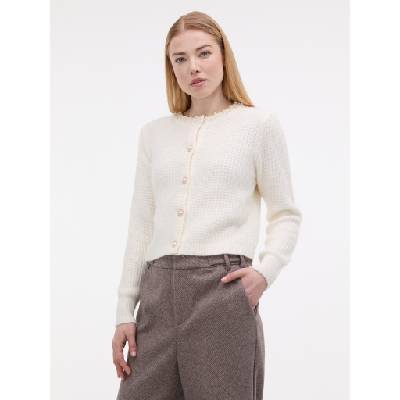 Orsay Кремава дамска жилетка с апликация ORSAY Orsay | Byal Bezhov | ЖЕНИ | XS