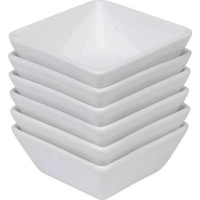 METRO PROFESSIONAL Miska VILO porcelán bílá 8 x 8 cm 6 ks