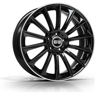 Elite Wheels EW02 WILD BEAUTY 8,5x19 5x112 ET32 black lip polished