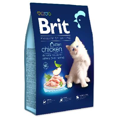 Brit Premium (VAFO Praha s.r.o.) Brit Premium Cat by Nature Kitten Chicken 8kg