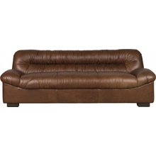 Dutchbone 3sedák 214 cm kůže tmavě hnědá