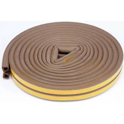 Vorel Samolepiace tesnenie do okien a dverí 9 × 7,4 mm, TYP D, hnedé, 6 m