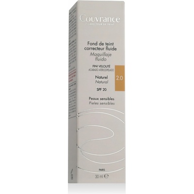 Avène Couvrance tekutý krycí make-up SPF20 2.0 Natural 30 ml
