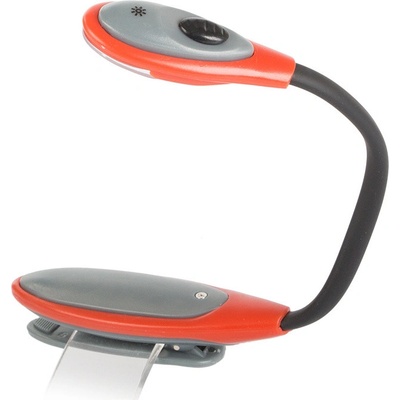 Verk 01682 Praktická LED lampička s klipem červená – Sleviste.cz