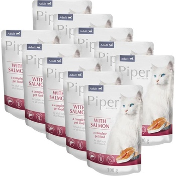 Dolina Noteci Капсула Piper Cat Adult с сьомга 10 x 100 г