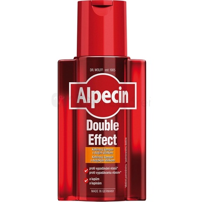 Alpecin Double Effect Kofeínový šampón proti lupinám a vypadávaniu vlasov 200 ml