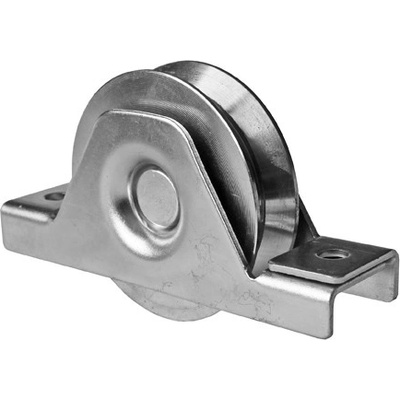 EKOfence Pojazdové koliesko-komplet - V, INOX, D80mm 6643