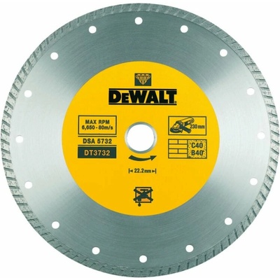 DeWALT Diamantový kotúč Turbo na suché rezanie, 115 x 22,2 mm DT3702