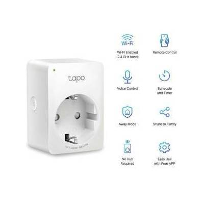 Смарт щепсел TP-Link Tapo P100 Wi-Fi 220-240 V 10 A