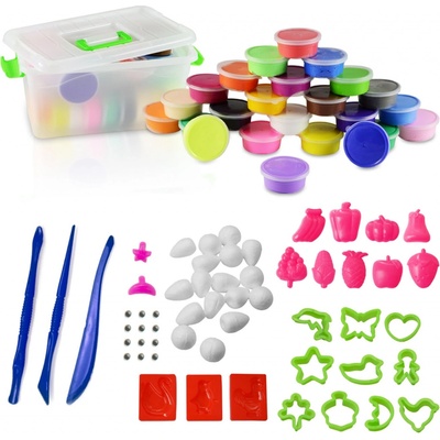 Jenifer No.7570 Inteligentná plastelína 24 farieb x 15 g