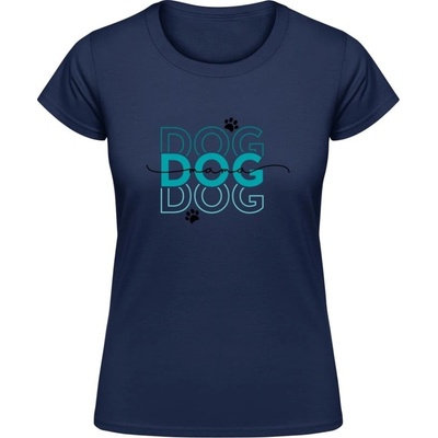 Akciové Dámske Tričko Soft Style Gildan Diazjn DOG DOG DOG mama Námornícka