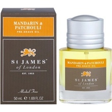 St James of London olej před holením Madarin & Patchouli 50 ml