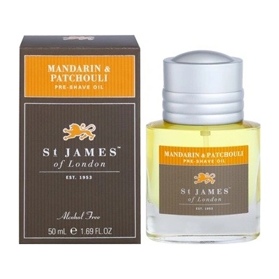 St James of London olej před holením Madarin & Patchouli 50 ml