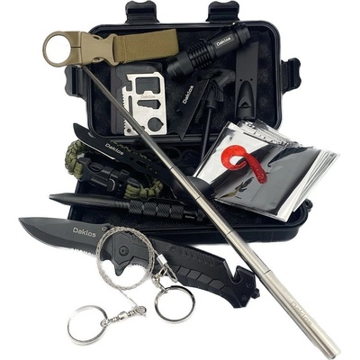 Daklos Taktický SOS box pro přežití v přírodě, sada 33v1 KPZ 18896 – Zboží Dáma