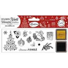 Aladine Pečiatky Stampo Noël Severské Vianoce 12 ks