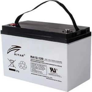 RITAR Оловна батерия RITAR (RA12-120), AGM, 12V, 120 Ah, 407/ 177/ 225 mm, F12(M8) (RITAR-RA12-120)