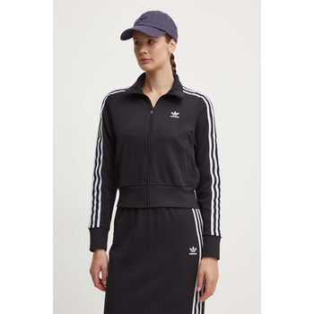 Adidas Суичър adidas Originals Knitted Track Top в черно с десен IY7278 (IY7278)