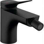 Hansgrohe Смесител за биде Hansgrohe Vivenis с изскачащ вентил, матово черен (75200670)