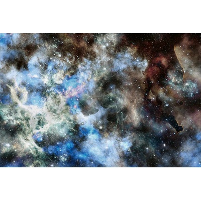 DIMEX ART Флизелинов фототапет цветен дълбок космос 375 x 250 см