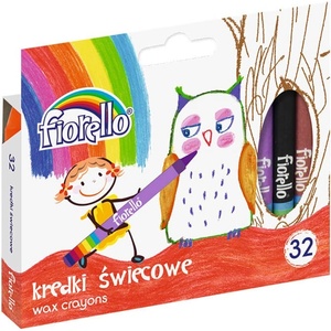 Fiorello Восъчни пастели fiorello цилиндрични смесени цветове 32 броя 170-1387 (170-1387)