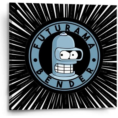 Sablio Obraz Futurama Bender Vesmír - 50x50 cm