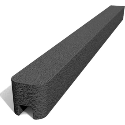 Betonový sloupek hladký koncový grafit Výška v mm:: 2500 mm