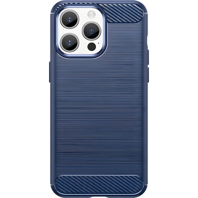 Izmael Carbon Shield TPU калъф за Apple iPhone 15 Pro Max - Тъмносин KP27694 (27694)