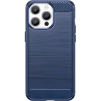 Izmael Carbon Shield TPU калъф за Apple iPhone 15 Pro Max - Тъмносин KP27694 (27694)