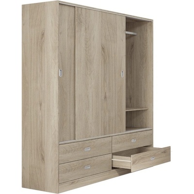 IRIM Двукрилен гардероб Сити 1027 - с плъзгащи врати