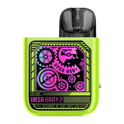Lost Vape Ursa Baby 2 Pod Kit 900 mAh Pop Green X Time Gear 1 ks