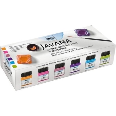 Kreul Javana Комплект цветове за коприна Trend Colours 6 x 20 ml (81800)